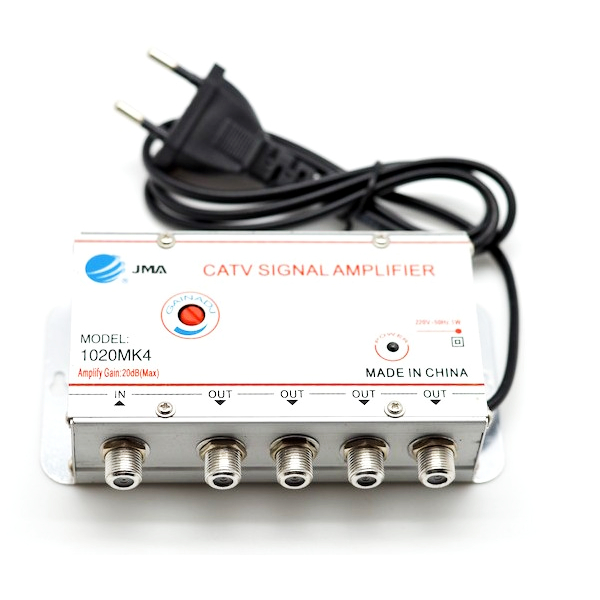 Product Image for Amplificator Semnal TV 220V 4 Iesiri 8830D4T 20dB 12F015 XXM