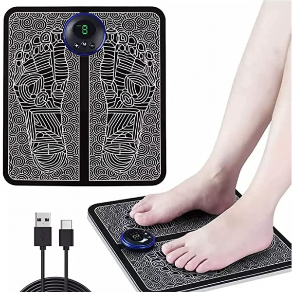 Product Image for Aparat Masaj EMS Picioare Covoras Electrostimulare Talpi, la USB MHM
