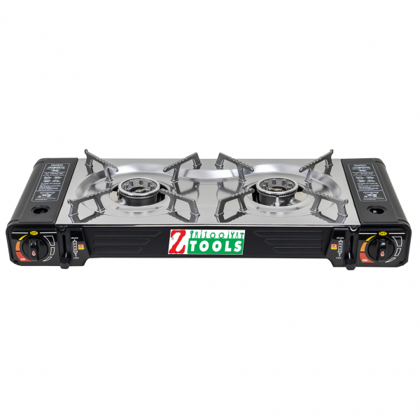 Product Image for Aragaz camping 2 ochiuri aprindere electrica 2×2.5Kw Zilan ZTS5618