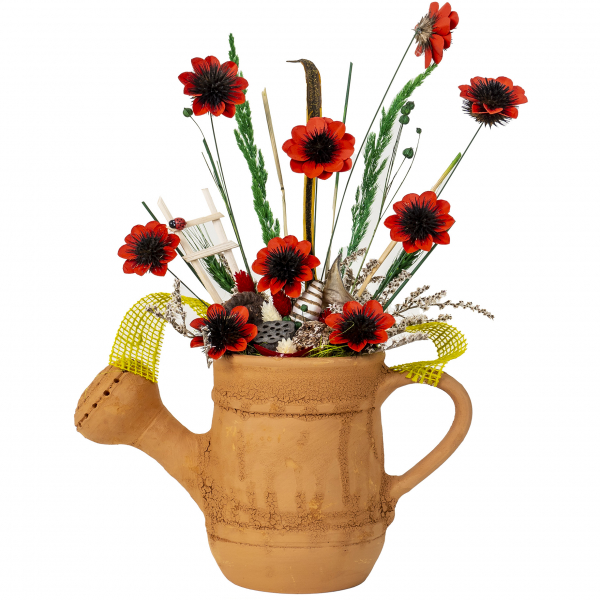 Product Image for Aranjament stropitoare mare din ceramica cu flori Zilan EXT10162