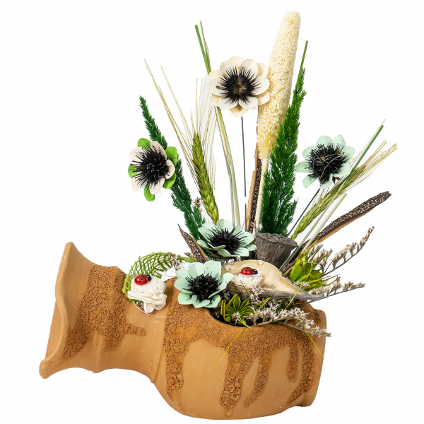 Product Image for Aranjament ulcior mijlociu cu flori Zilan EXT10182