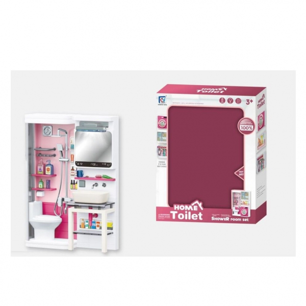 Product Image for Baie de jucarie pentru papusi Roz 28x36x8cm 818-324 CWT