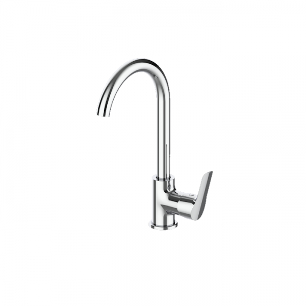 Product Image for Baterie monocromata lebada chiuveta inox argintiu Zilan ZLN8184