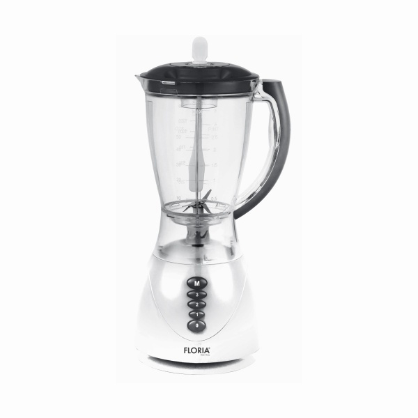 Product Image for Blender de masa functie pulse 1.5L 300W 3 viteze alb FLORIA Zilan ZLN3081