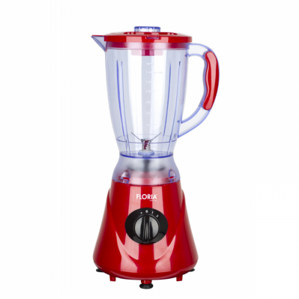 Product Image for Blender Floria 2in1 Rasnita inclusa 2 viteze 1.6L 300W Rosu Zilan ZLN7917