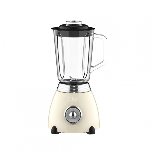 Product Image for Blender RETRO 1.5L 500W lame otel crem Zilan ZLN1207