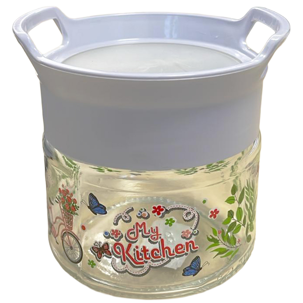 Product Image for Borcan Sticla cu capac DIV.Modele 330ml Sarina S676 CNN52215