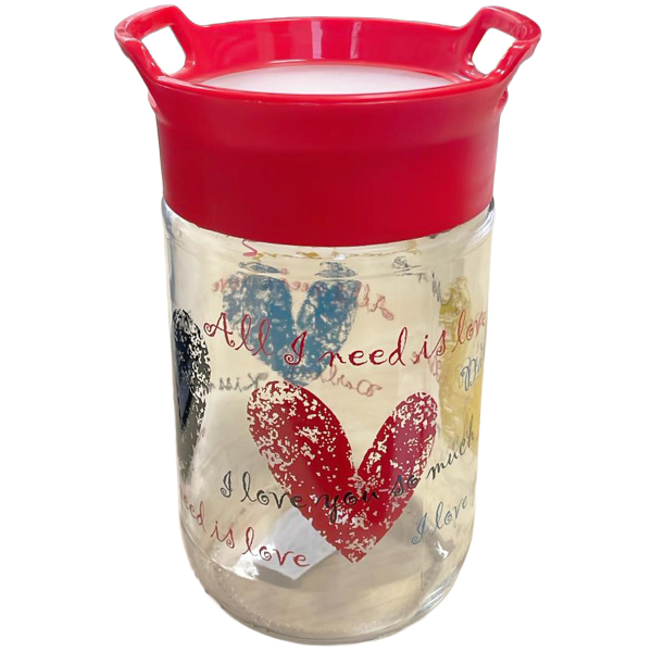 Product Image for Borcan Sticla cu Capac DIV.Modele Sarina 660ml S677 CNN52210