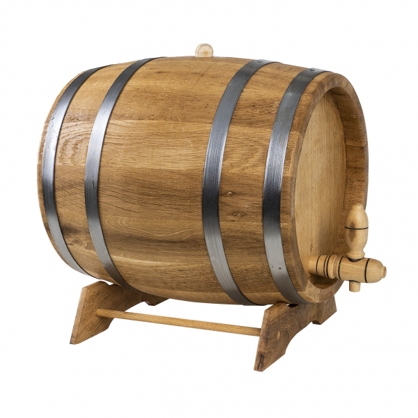 Product Image for Butoi pentru decor din lemn masiv de stejar 10L Zilan EXT 8061