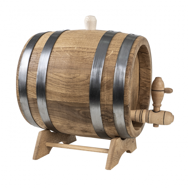 Product Image for Butoi pentru decor din lemn masiv de stejar 3L Zilan EXT 8059