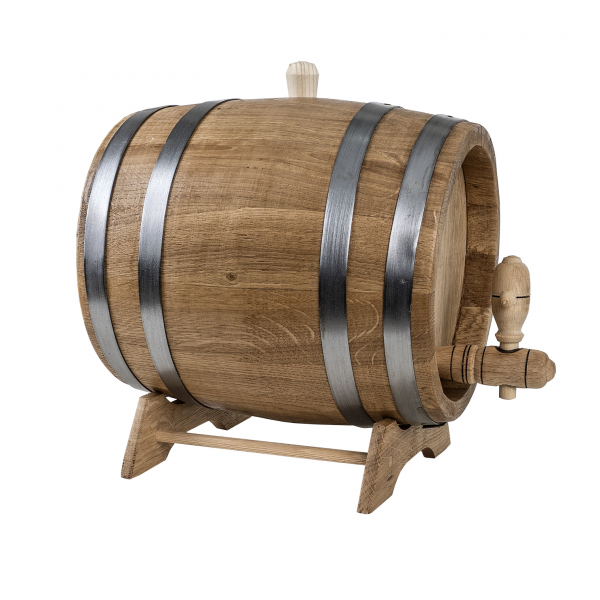 Product Image for Butoi pentru decor din lemn masiv de stejar 5L Zilan EXT 8060