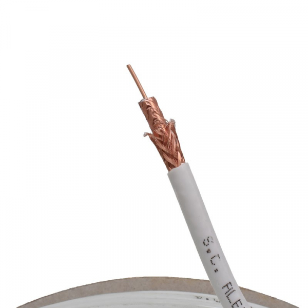 Product Image for Rola 100m Cablu Coaxial TV UHD 4K DIGITAL RG6 Cupru 10B010 XXM