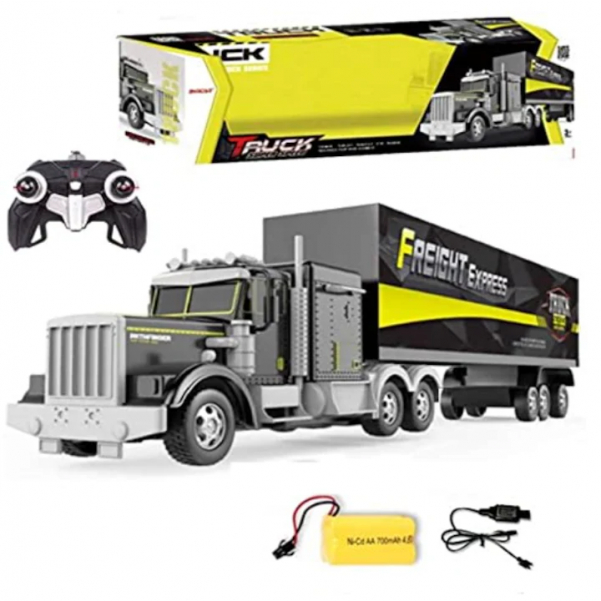 Product Image for Camion de jucarie teleghidat cu telecomanda 69x14x17cm RC 666-653A CWT