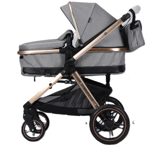 Product Image for Carucior multifunctional 2in1 geanta roti EVA maner reversibil parasolar Splendor SPX2GRI JGR