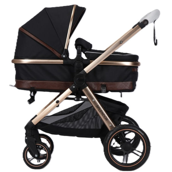 Product Image for Carucior multifunctional 2in1 geanta roti EVA maner reversibil parasolar Splendor SPX2NEGRU JGR