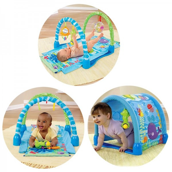 Product Image for Centru de activitati Salteluta Bebe Convertibila 3in1 Ocean