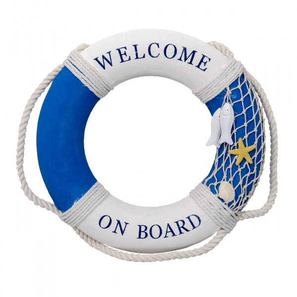 Product Image for Colac decorativ pentru vapor Welcome 30cm albastru Zilan ZTS8041