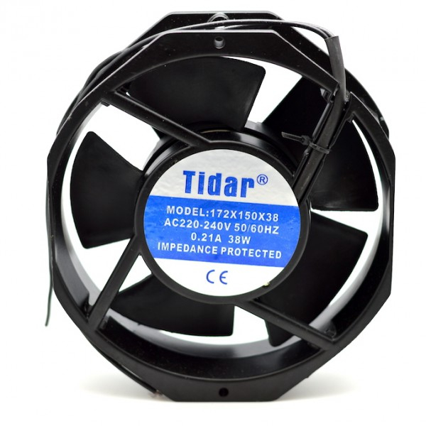 Product Image for Cooler Ventilator Metalic 220V 0.21A 38W 172x150x38mm 14H008 XXM