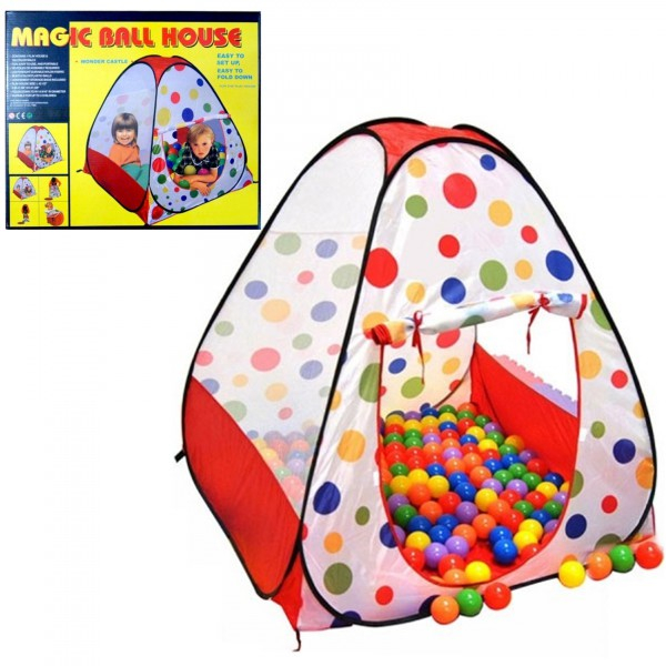 Product Image for Cort Copii 88x88x105cm Loc Joaca cu Bile Magic Ball House 96988