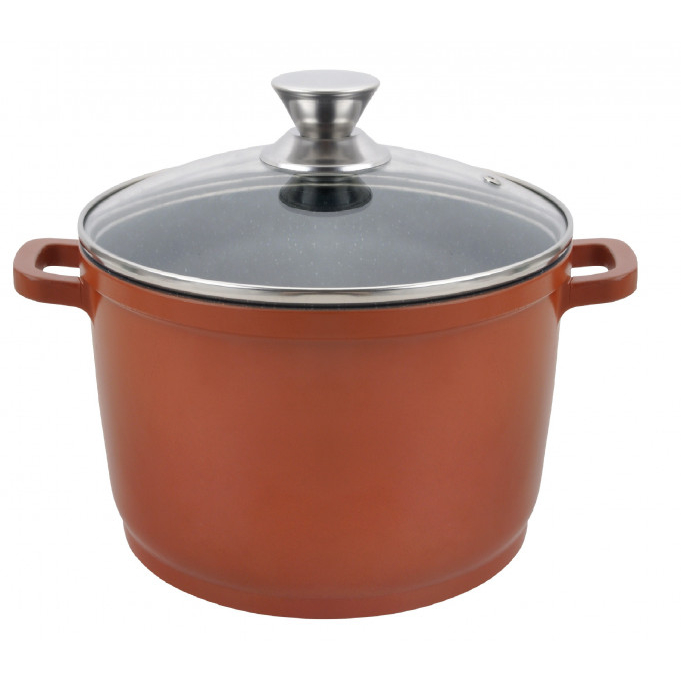 Product Image for Cratita Ceramica Tuci Marmorat Capac 24cm 7.3L Grunberg GR2008