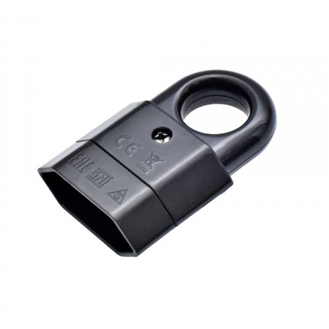 Product Image for Cupla Plata Neagra cu Inel 10A 14C039 XXM