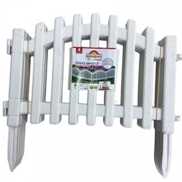 Product Image for Gard Decorativ PVC ALB 4 segmente 56x40x2.5cm Total 2.24ml SB 100 DNC63527