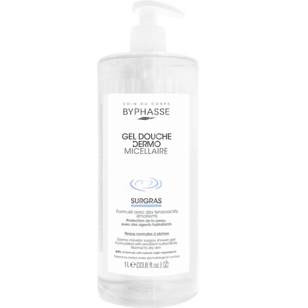 Product Image for Gel de Dus Dermo Micelar Hidrarant 1000ml Byphasse DNC49144