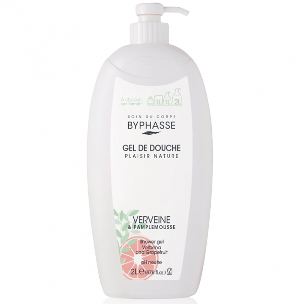 Product Image for Gel de dus Verbena si Grapefruit 2000ml Byphasse DNC53871