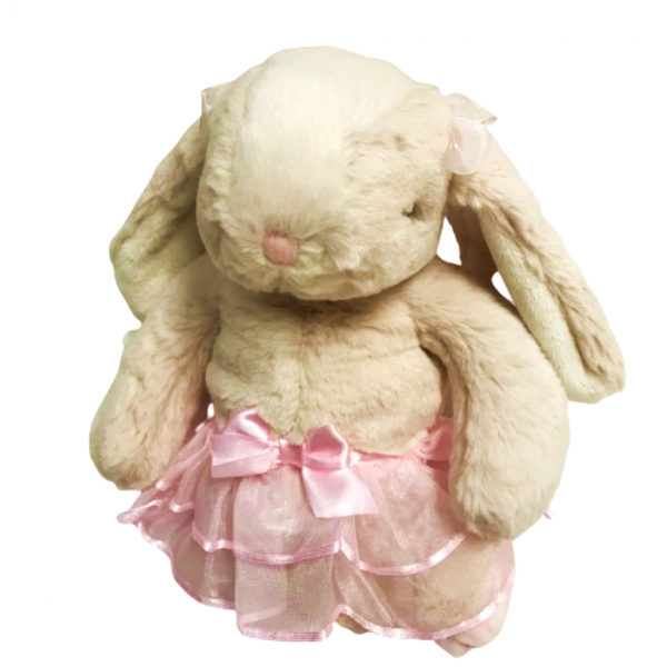 Product Image for Iepuras de Plus Moale Crem 25cm Fetita