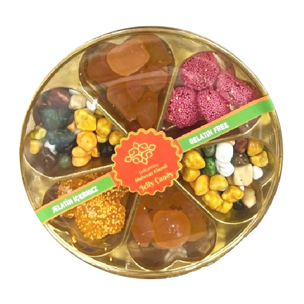Product Image for Jeleuri si Gustari Dulci Heart Jelly Candy Pebble Lokumcu 240g MGR31309