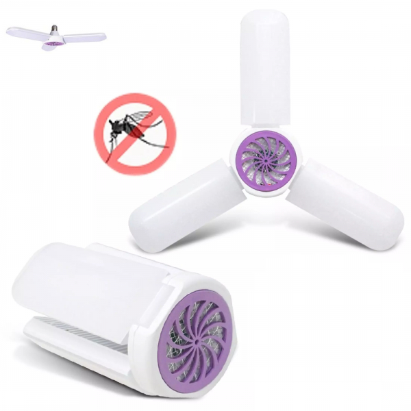 Product Image for Lampa LED UV A+ Anti Tantari 3 Brate Fan Blade 3600lm E27 6500K 45W