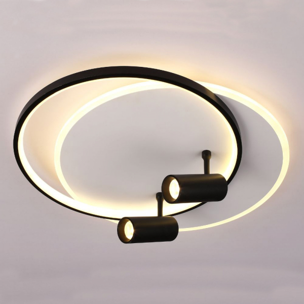 Product Image for Lustra Led Neagra 1 spot Carina 60w Telecomanda SPN DL75L401