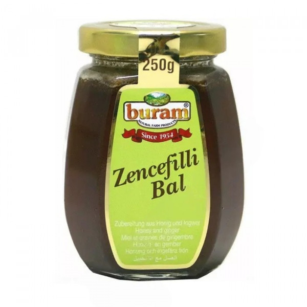 Product Image for Miere poliflora cu ghimbir si scortisoara Buram Zecenfilli Bal 250g MGR