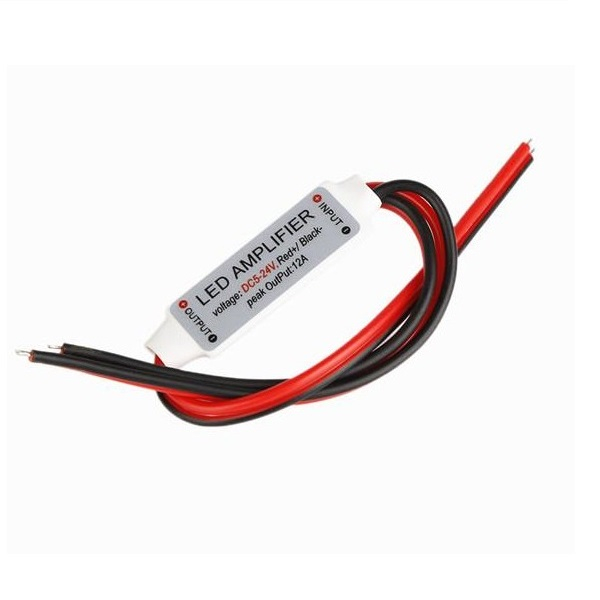 Product Image for Mini Amplificator Banda LED Monocolor cu Fire 42x12x3mm 18A096 XXM