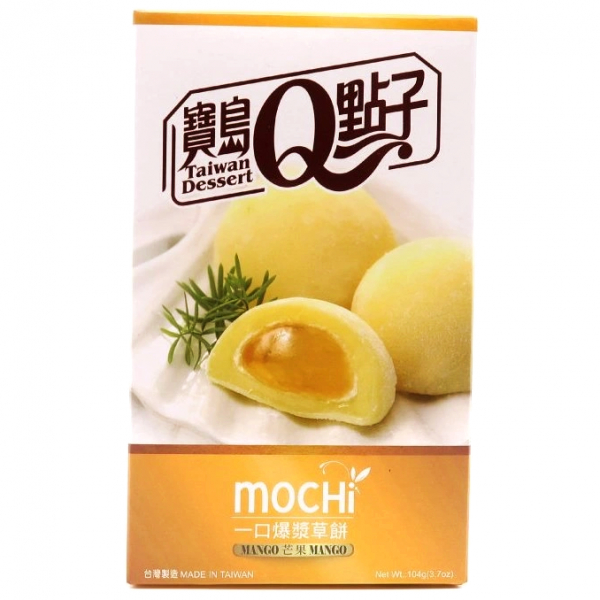 Product Image for Mochi Prajitura Taiwan Dessert Aluat Orez si Crema Mango TD 104g MLL