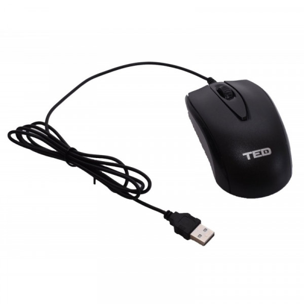 Product Image for Mouse Optic la USB 1200DPI cu Fir TED 2F012 XXM