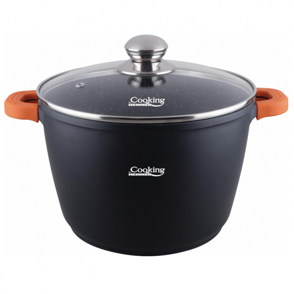 Product Image for Oala aluminiu turnat inductie capac Dark Line 28x20cm 10L A0628A DNC57503