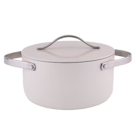 Product Image for Oala cu capac strat ceramic 20x10.5cm 2L crem Zilan ZLN0866