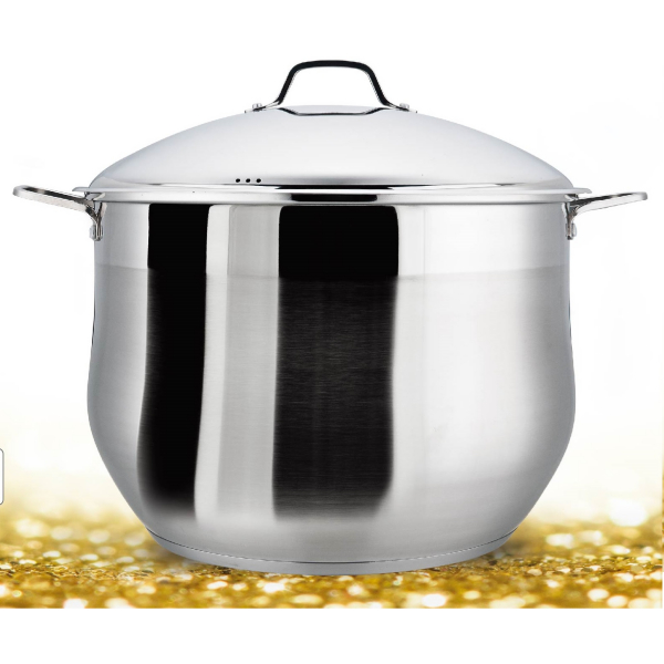 Product Image for Oala INOX cu capac 38cm 30.8l Grunberg GR3138