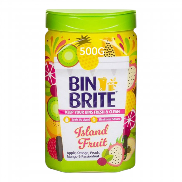 Product Image for Odorizant pudra pentru pubele Bin Brite Island Fruit 500g DNC62438