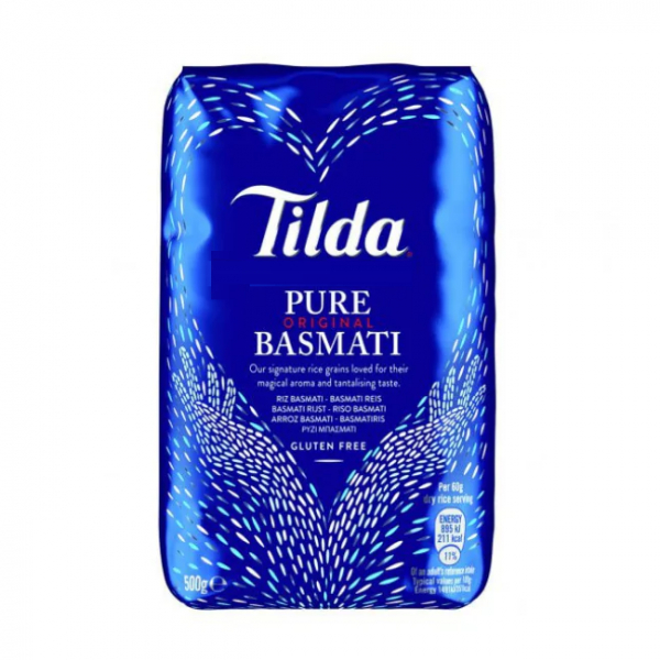 Product Image for Orez Basmati Pur Superior Fara Gluten Gustos si Pufos 500g Tilda MLL