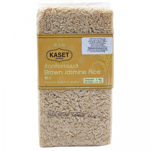 Product Image for Orez Iasomie Brun Brown Jasmin Rice Kaset 1Kg Tailanda MLL