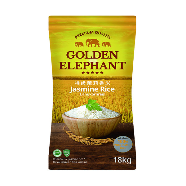 Product Image for Orez Jasmine 18kg Golden Elephant Cambodgia SNM