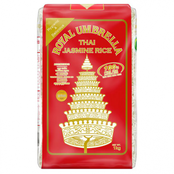 Product Image for Orez Jasmine 1kg Royal Umbrella Tailanda JHS