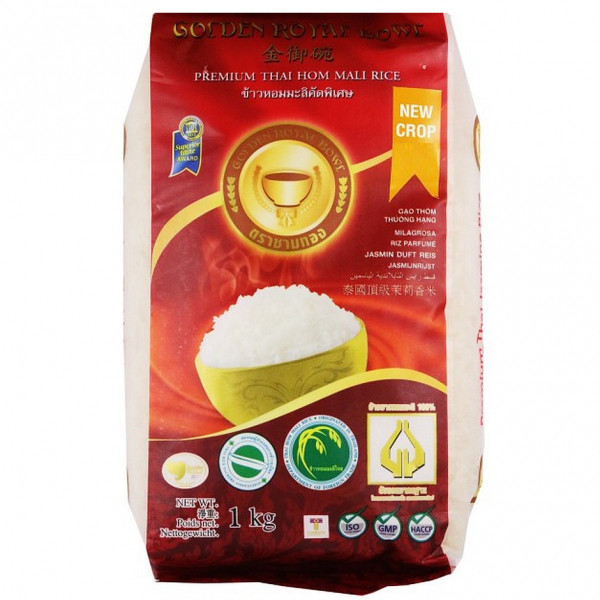 Product Image for Orez Jasmine GB Punga 1kg Golden Royal Bowl Premium Tailanda MLL