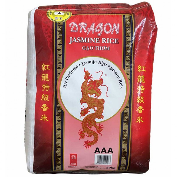 Product Image for Orez Jasmine 20kg Sac Red Dragon Cambogia  MLL