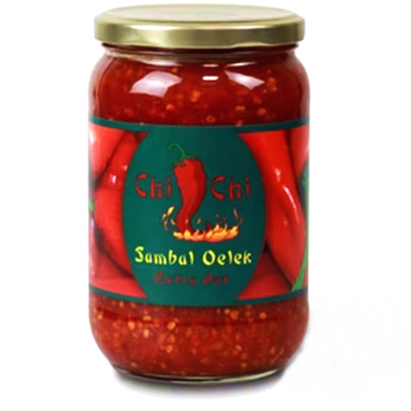 Product Image for Pasta Chili Sambal Oelek Ardei Extra Iute Chi Chi CC 725g MLL