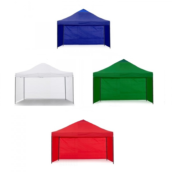 Product Image for Pavilion Gradina 3x3m cu 3 Pereti Cort Pliabil Sistem Acordeon