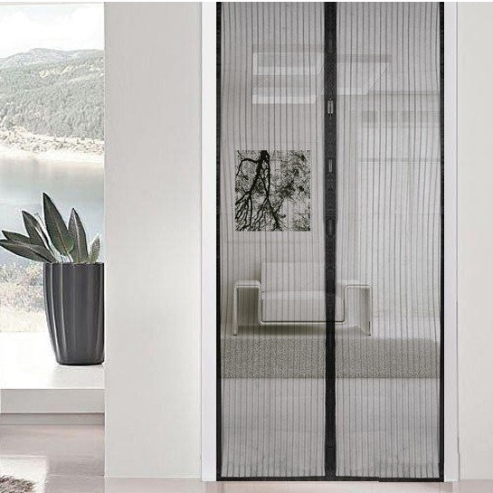 Product Image for Perdea tip Plasa Anti Insecte cu Inchidere Magnetica Neagra 210X100cm MN001