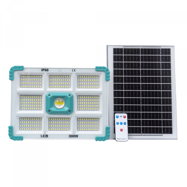 Product Image for Proiector LED Incarcare Solara 300W 374 LED-uri Zilan ZTS8210
